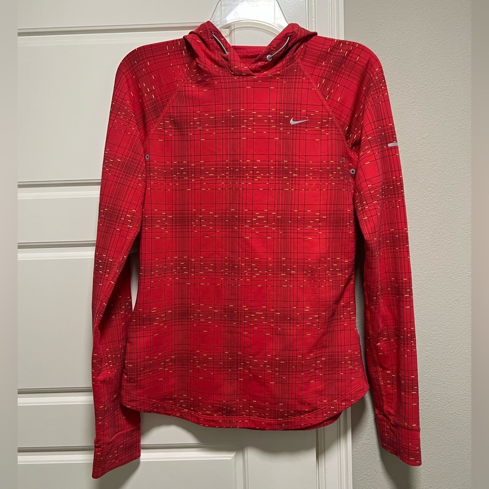 Nike Dri - Fit Small Runner Hoodie W/ Reflectors & Very Small Back Hip Pocket